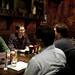 John Schultz and Chris Hammer eat with friends at Conor O'Neill's during Ann Arbor Restaurant Week on Monday, Jan. 21. The Irish Pub has one of the more generous deals during Restaurant Week, offering three courses and a beer sampler at the 2-for $28 price point. Daniel Brenner I AnnArbor.com